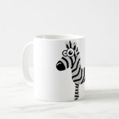 Cute zebra koffiemok (Voorkant links)