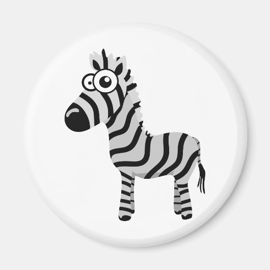 Cute zebra magneet (Voorkant)