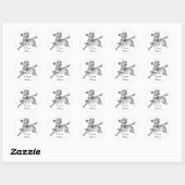 Cute Zebra Stickers (Vel)