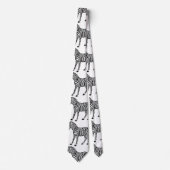 Cute Zebra Wildlife Animal Stropdas (Voorkant)