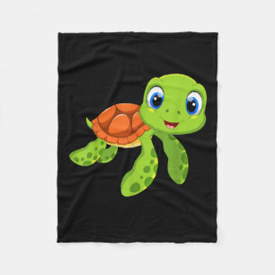 Cute Zee Baby Turtle Gift Fleece Deken