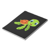 Cute Zee Baby Turtle Gift Notitieblok (Gedraaid)