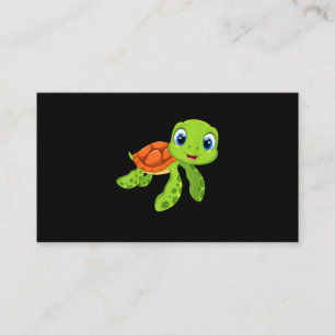 Cute Zee Baby Turtle Gift Visitekaartje