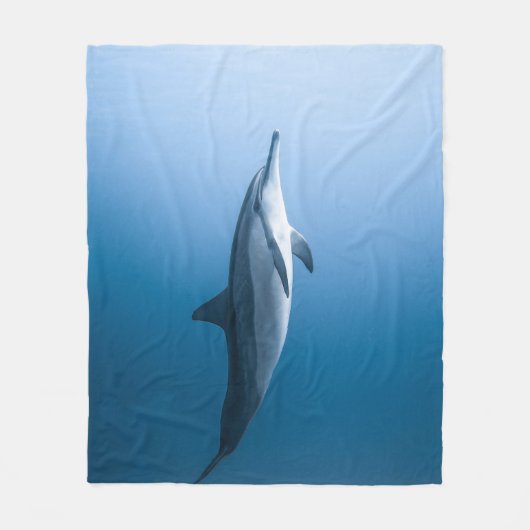 Cute Zee Dolphin Fleece Deken (Voorkant)