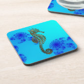 Cute Zee Horse Marine Animal Gift Onderzetter (Linkerzijde)