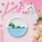 Cute Zee Monster Papieren Bordje (Feest)