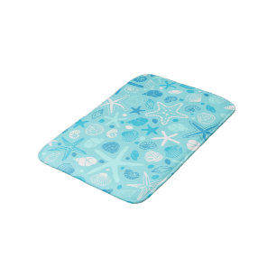 Cute Zee Patroon Badmat, Turquoise Kinderdecoratie Badmat
