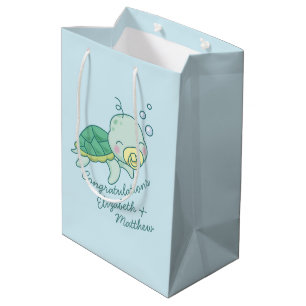 Cute Zee Turtle Baby shower Kawaii Medium Cadeauzakje