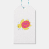 Cute Zee Turtle Cadeaulabel (Voorkant)