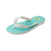 Cute Zee Turtle Flops, Kinder Teenslippers (Schuin)