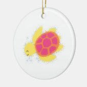 Cute Zee Turtle Keramisch Ornament (Links)