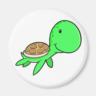 Cute Zee Turtle Magnet Magneet