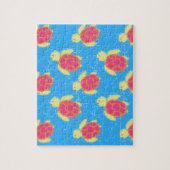 Cute Zee Turtle Pattern Legpuzzel (Verticaal)