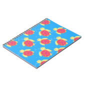 Cute Zee Turtle Pattern Notitieboek (Linkerzijde)