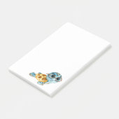 Cute Zee Turtle Post-it Notes (Schuin)