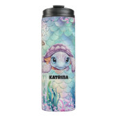 Cute Zee Turtle Thermosbeker (Voorkant)