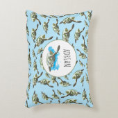 Cute Zee Turtles Patroon Accent Kussen (Voorkant(Verticaal))