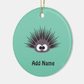Cute zee Urchin Keramisch Ornament (Links)