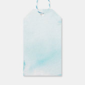 Cute zee ​ wereld ​ Birthday Party Cadeaulabel (Achterkant)