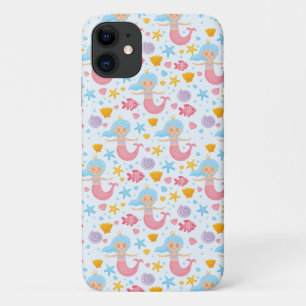 Cute Zeemeermin Oceaan Zeester Pastel Zomer iPhone 11 Hoesje