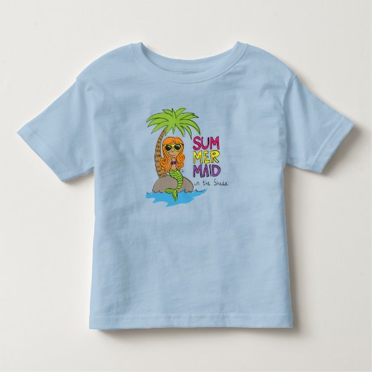 Cute Zeemeisjes Kinderen Kinder Shirts (Voorkant)