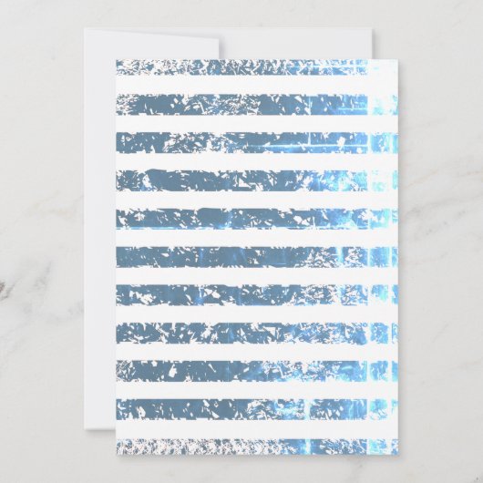 Cute zeepaardje verjaardag baby shower uitnodiging (Achterkant)