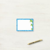 Cute Zeeschildpadden & Water Frame Post-it® Notes (Op bureau)