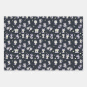 Cute Zodiac Cat Wrapping Paper Flat Sheet Set of 3 (Voorkant 2)