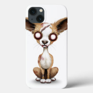 Cute Zombie Chihuahua Puppy Dog White iPhone 13 Hoesje