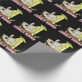 Cute Zombie Easter Rabbit Cadeaupapier (Hoek)