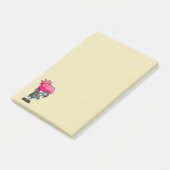 Cute Zombie Girl Illustratie Post-it® Notes (Schuin)