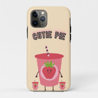 Cuteie Pie Aardbei Hoestelcase iPhone 11 Pro Hoesje
