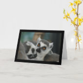 CuteLemur Aimant Toute Occasion Carte De Voeux (Fleur jaune)