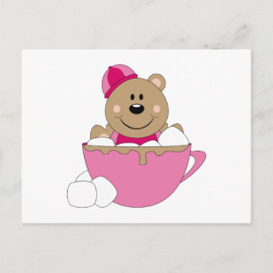 Cutelyn Baby Meisje Sneeuw Beer Mok Briefkaart