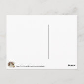 Cutelyn Baby Pink Elephant Briefkaart (Achterkant)