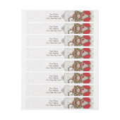 Cutelyn Sock Monkey Adreslabel Wikkel (Vel)