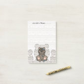 Cutelyn Teddy Bear Post-it® Notes (Op bureau)