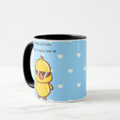Cuteness 100% Responsibilities 0% | Cute Duck Mug (Devant gauche)