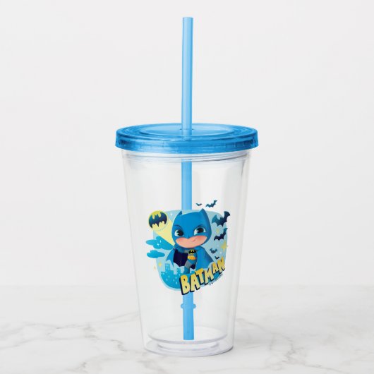 Cuter Than Cute Batman Acryl Drinkbeker (Voorkant)