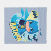 Cuter Than Cute Batman Fleece Deken (Voorkant (Horizontaal))