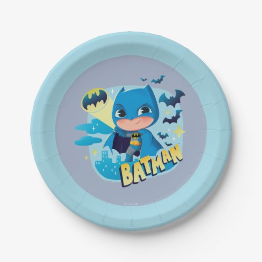 Cuter Than Cute Batman Papieren Bordje (Voorkant)