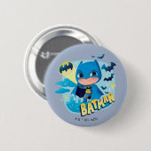 Cuter Than Cute Batman Ronde Button 5,7 Cm (Voorkant /achterkant)