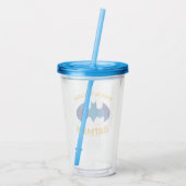 Cuter Than Cute Tiny & Tough Batman Acryl Drinkbeker (Achterkant)