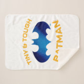 Cuter Than Cute Tiny & Tough Batman Sherpa Deken (Voorkant (horizontaal))
