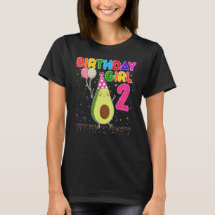 Cutes Avocados 2e verjaardag meisje 2 jaar oud Avo T-shirt