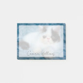 Cutest Baby Animals | Black & White Kitten Post-it® Notes (Voorkant)