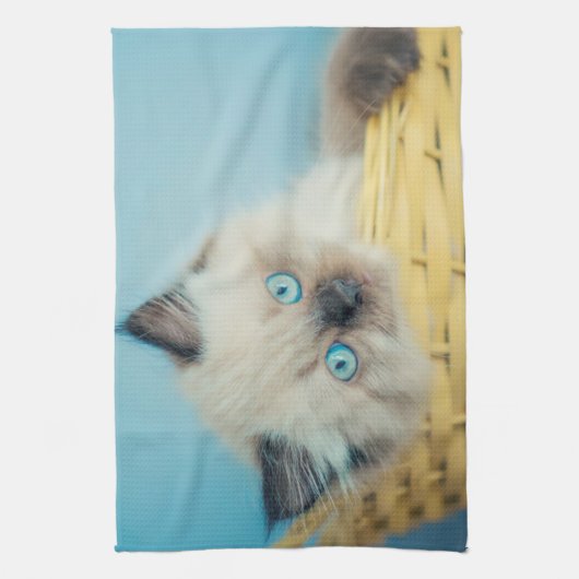 Cutest Baby Animals | Himalayan Seal Point Cat Theedoek (Verticaal)