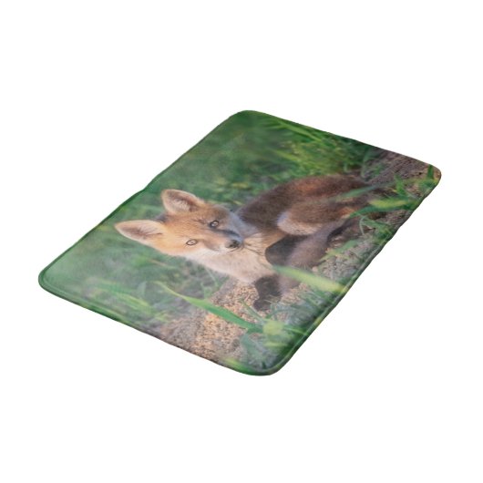 Cutest Baby Animals | Red Fox Kit Relaxing Badmat (Gekanteld)