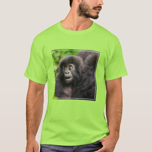 Cutest Baby Animals | Young Mountain Gorilla T-shirt (Voorkant)
