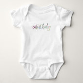 CUTEST BABY Bodysuit (Voorkant)